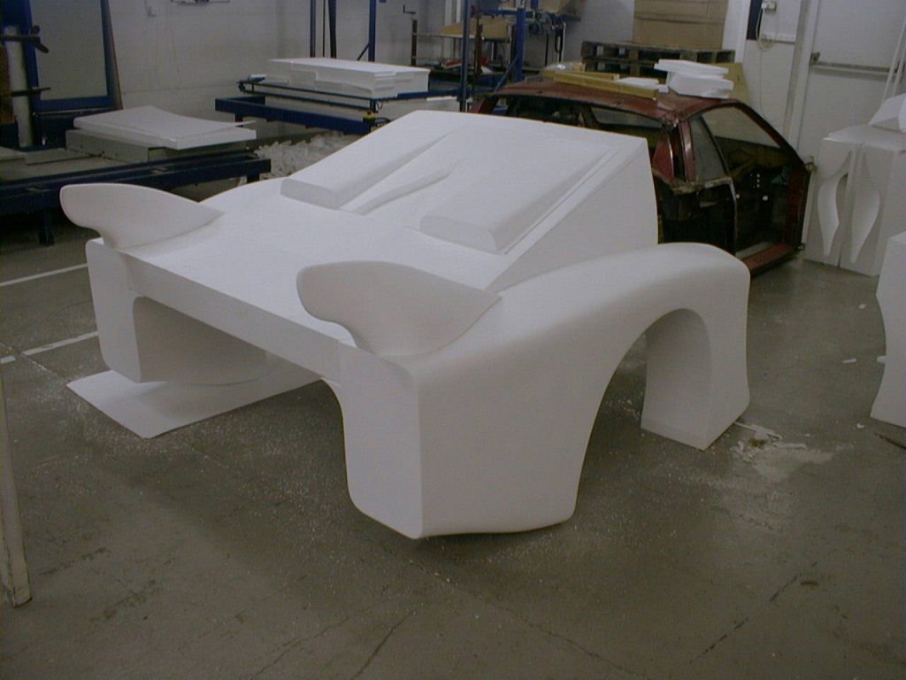 Lancia Beta Montecarlo Rear Polystyrene Mould Ready For Coating