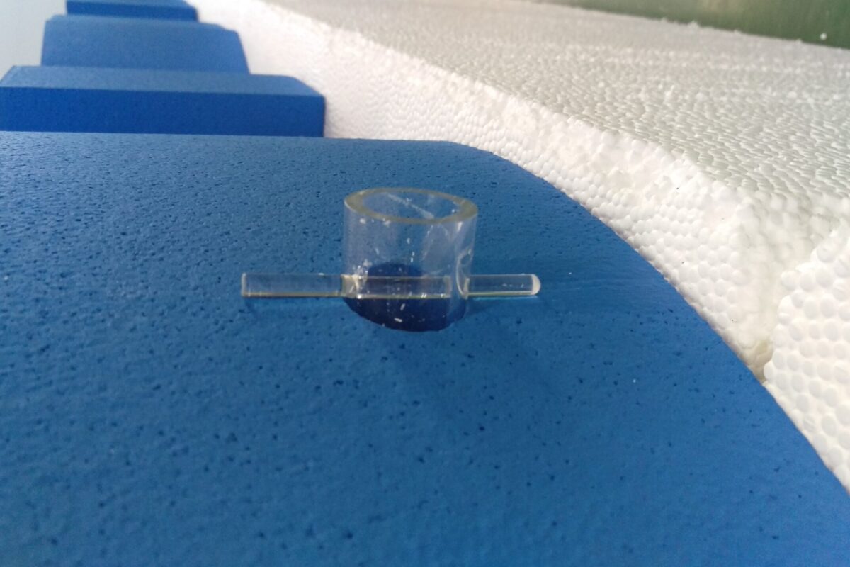 Close Up Image Of Acrylic Fixings