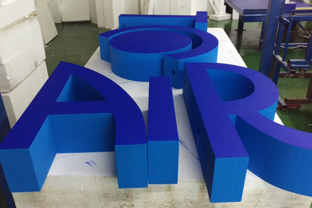 The Aristocrat Letters Painted And Ready To Be Assembled