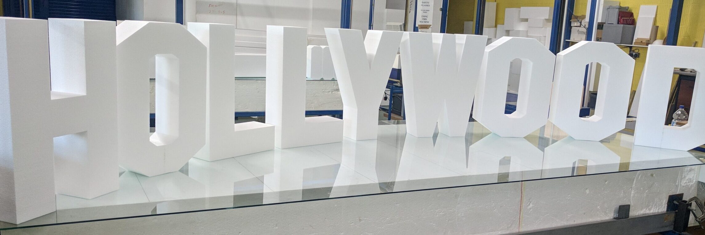Polystyrene Hollywood Freestanding Sign